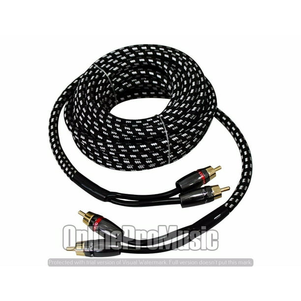 Absolute USA COMR2F1M Competition Series Y Adapter RCA Audio Interconnect Cable 